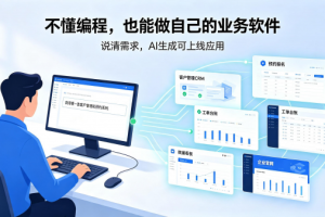 不懂编程，普通人怎么用恐象AI做业务软件？