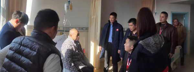 情浓冬日暖人心|万顺叫车合肥分公司总经理携团队探望患癌同事并送去慰问金