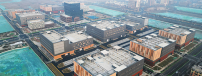 京津携手筑“智谷”！探访滨海—中关村北塘湾数字经济产业园建设现场