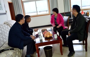 市统战部部长李广庆在玉瑞公司调研