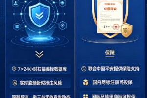 商标风险双重防护！淘标网 AI 监控系统搭配平安商标保险为企业品牌赋能